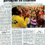 060214 - L'Alsace - Gospel Kids, les enfants partagent en chanson