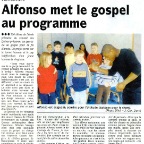 0404 - DNA - Alfonso met le Gospel au programme